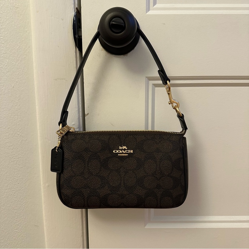 Coach Brown/Black Nolita 19 In Signature Canvas - NWOT ✨